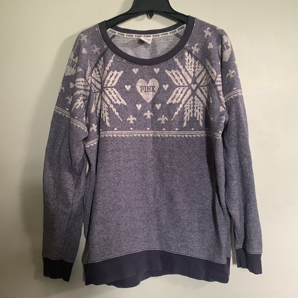 PINK crew neck sweater
